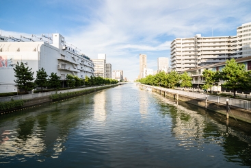 Konami River in Ogibashi
